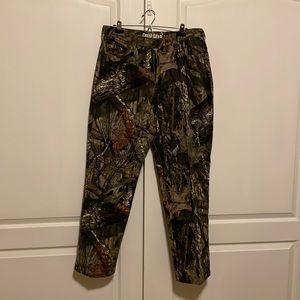 Guide Gear 38x32 camouflage pants (darker camo colors) practically new!